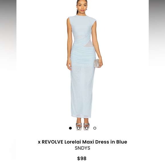 SNDYS REVOLVE Lorelai Maxi Dress in Blue - Picture 1 of 3